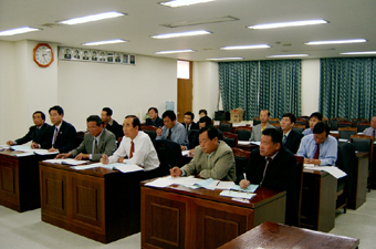 군의회 2차 정례회 대비 연찬회