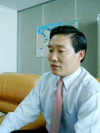 ▲ 도의원 출마 예정자 김홍장 씨