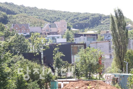 ▲ 파주시가 전략적으로 계획한 헤이리 마을 전경