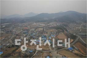 ▲ 면천읍성 전경.