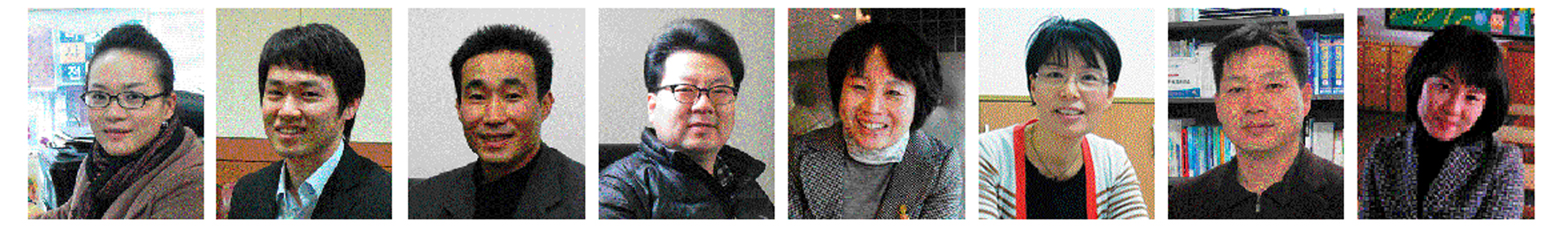 ▲ 사진 왼쪽부터 당진시다문화가족지원센터 강미화 통번역사, 송악농협 김대식 계장, (사)송산청년연합회윤명수 회장, 당진시재향군인회정상용 사무국장, 한국여성유권자연맹 당진지부 최연숙 지부장, 당진일자리종합센터 이경수 직업상담사, 당진상공회의소 최태석 과장, 순성중학교 이이재 교사