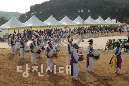 ▲ 360인 풍물패의 공연모습.