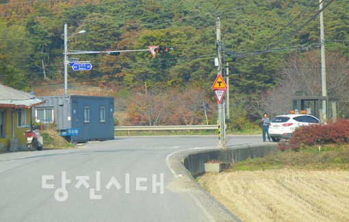 ▲ 남부로와 구절로가 만나는 순성면 성북리 삼거리의 모습.