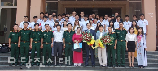 ▲ 세한대학교가 베트남 국방부 제4직업대학을 방문했다.