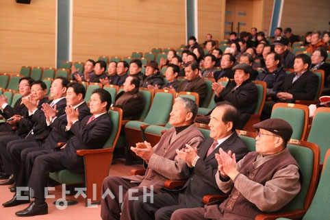 ▲ 기지시줄다리기 유네스코 인류무형문화유산 등재 기념보고회가 지난 9일 개최됐다.