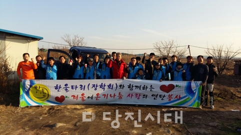 ▲ 한울타리회가 지난 12일과 13일 이틀간 겨울 온기 나눔 연탄 봉사를 진행했다.
