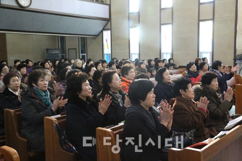 ▲ 지난 12일 중흥감리교회에서 기독교대한감리회 충청연회 당진동지방 여선교회연합회 계삭회가 진행됐다.