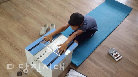 ▲ 석문초에서 학생건강체력평가를 실시했다.