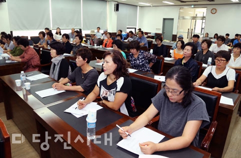 ▲ 당진낙협 지역혁신추진단 발족식이 지난 4일 당진낙협 조사료가공공장 회의실에서 열렸다.