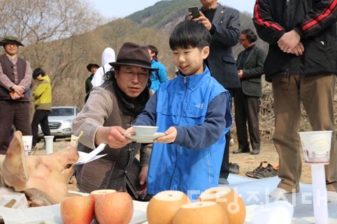▲ 내포문화숲길 안전기원제가 지난달 25일 진행됐다.
