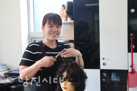 ▲ 베트남 출신 결혼이주여성 윤선애 씨