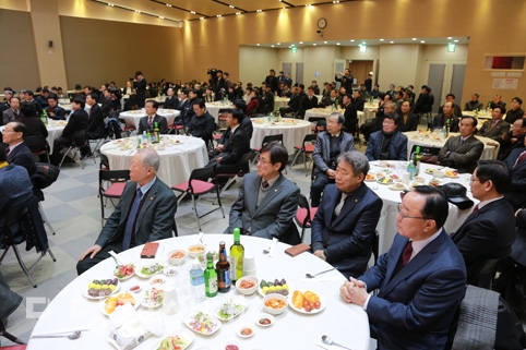 ▲ 당진시신문인협회가 지난 2일 당진시종합복지타운 대강당에서 신년교례회를 개최했다.