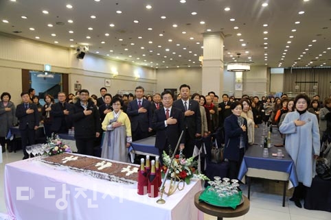 ▲ 당진시여성단체협의회가 2019 당진시 여성계 신년회를 지난 4일 설악웨딩 루비홀에서 개최했다.