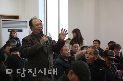 ▲ 정미면 연두순방이 지난 13일 정미농협 회의실에서 개최됐다.
