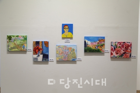 ▲ 제3회 꿈꾸는 수채화 전시회가 지난 4일부터 7일까지 당진문예의전당 제1전시실에서 개최됐다.