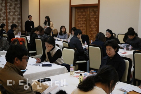 ▲ 당진시가 지난 21일 복사꽃 네트워크 추진결과 보고 및 평가회를 당진시청 해나루홀에서 개최했다.