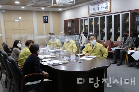 ▲ 4.4독립만세운동 역사공원 조성 설계용역 보고회가 지난 19일 당진시청 목민홀에서 개최됐다.