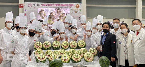 ▲ 신성대학교 호텔외식조리과가 ‘서울국제푸드그랑프리’ 대회에서 해양수산부 장관상(대상)을 비롯해 다수의 상을 수상했다.