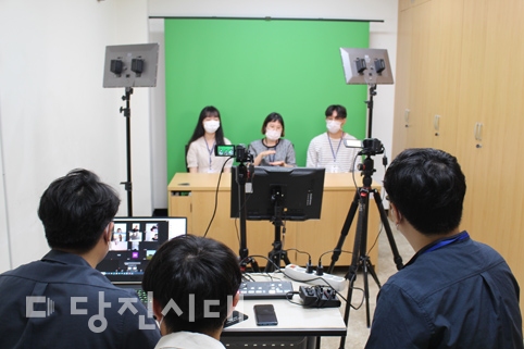 ▲ 송산종합사회복지관이 지난달 21일부터 사흘 간 온라인으로 청소년자원봉사학교를 진행했다.