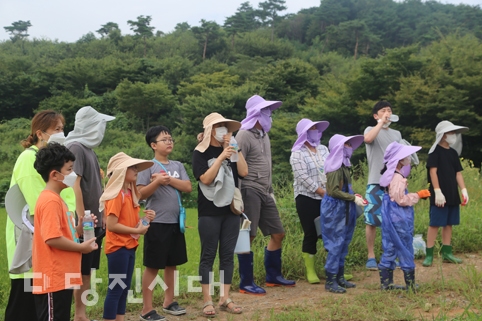 ▲ 지난달 27일과 28일 정미면 산성리 일원에서 우리동네 마을캠프가 1박2일로 진행됐다.