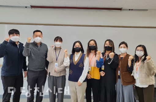 ▲ 당진시다문화가족지원센터가 당진경찰서 정보안보외사과 관계자와 업무협력 및 통·번역 서비스 향상을 위한 간담회를 지난 14일 개최했다.
