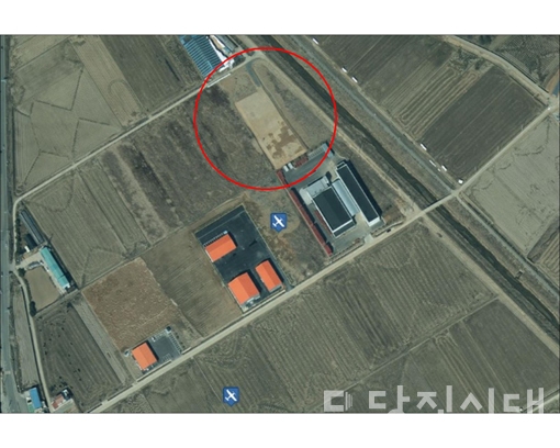 ▲ 신평면 상오리 제2APC 인근에 중부농기계임대사업소 조성사업이 추진되고 있다.