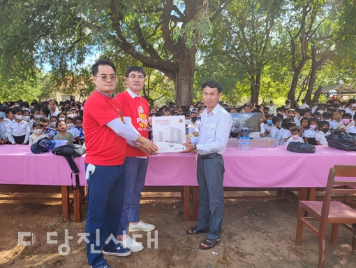 ▲ 당진로타리클럽이 지난해 캄보디아로 해외 봉사를 실시했다.