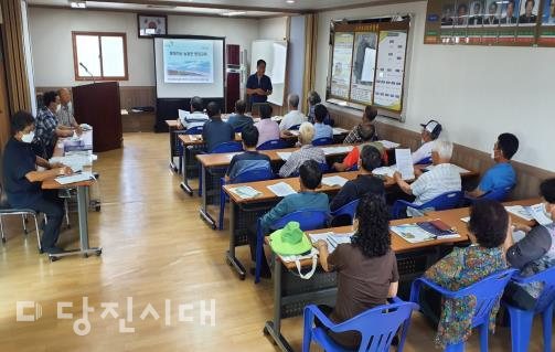 당진시농업기술센터가 7월 24일까지 ‘찾아가는 농업인 현장 교육’을 추진한다.