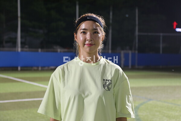 한국프로축구선수협회가 지난 19일 당진을 방문, 당진시여성축구단 당찬FC에게 축구 클리닉을 진행했다.