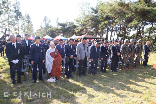 제43회 자유수호 희생자 합동위령제가 지난 2일 개최됐다.
