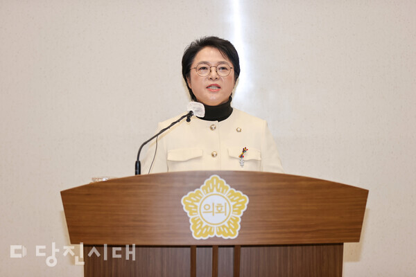 김명회 당진시의원이 5분 발언을 통해 당진천 마스터플랜의 조속한 추진을 요구했다.