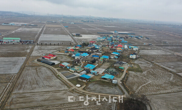 합덕읍 하흑마을 전경