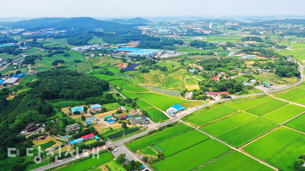 합덕읍 창정리 드론 사진