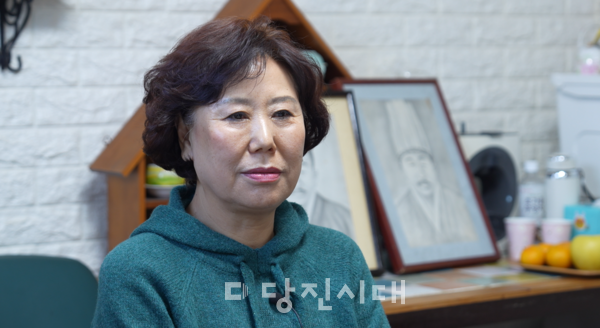 故 송재만 애국지사의 손녀 송정임 씨