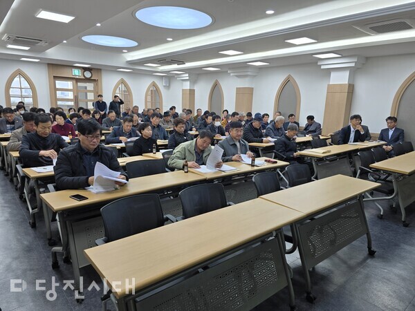 지난달 25일 합덕농협에서 대의원 총회가 개최됐다.