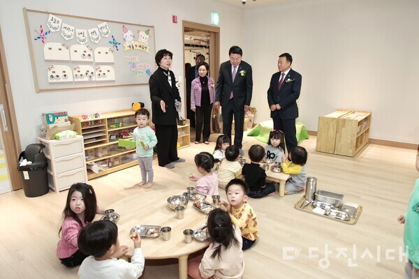지난달 25일 당진시 국공립 루다 어린이집의 개원식이 열렸다.