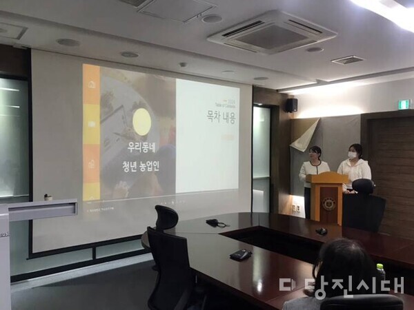 신성대학교는 지난달 28일 대학혁신지원사업 일환으로‘창업동아리 경진대회’를 개최했다. (사진은 2등을 수상한 쁘띠앙뜨르메팀)