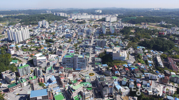 당진시 도심 전경