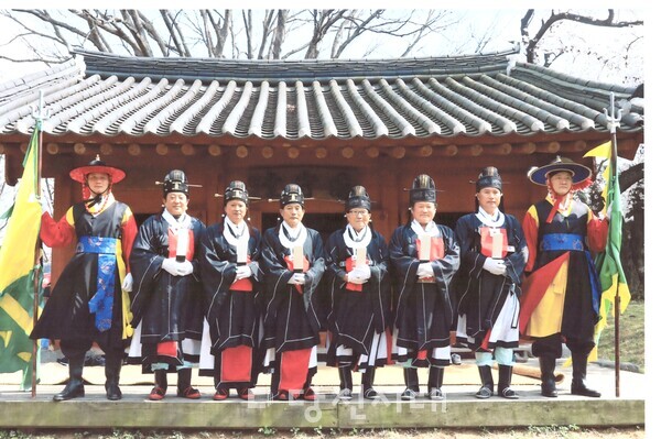 당제 제례후 제관들과