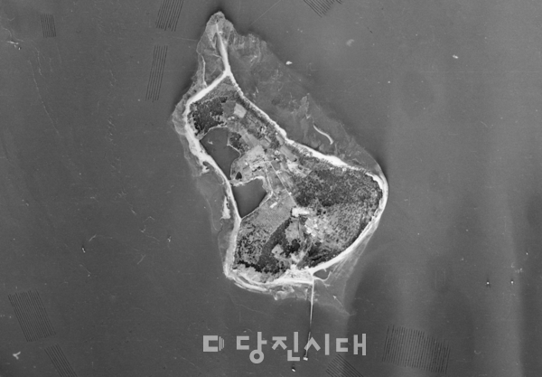 항공사진으로 본 1985년 행담도 모습(출처 : 국토정보플랫폼)