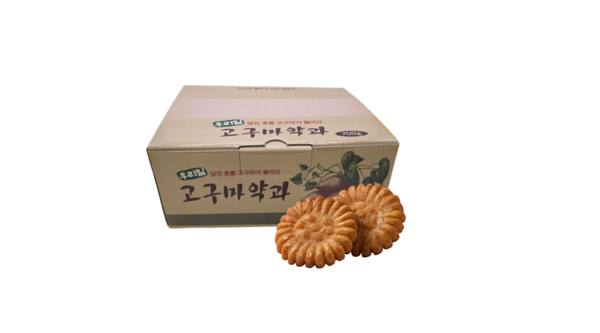 오는 26일 공영홈쇼핑에서 첫 선을 보일 해나루한과영농조합법인의 호풍미고구마약과