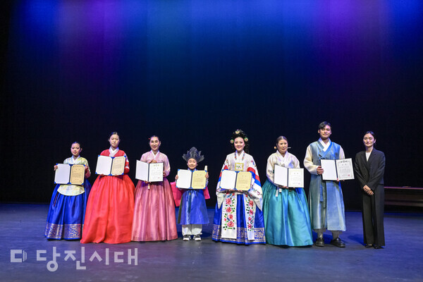 각 부문 수상자들