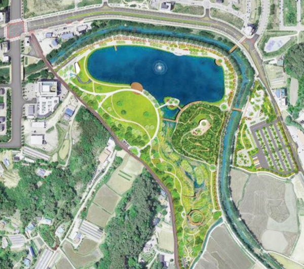 당진호수공원 조감도 (당진시청 제공)