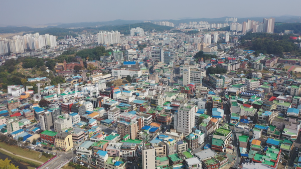 당진 시내 항공사진 (컨텐츠연구소지음협동조합 제공)