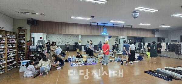 지난해에도 바자회가 열렸다.