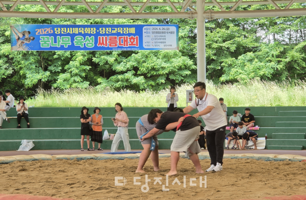 2026년 당진시체육회장·당진시교육장배 꿈나무 씨름대회가 지난달 26일 열렸다.