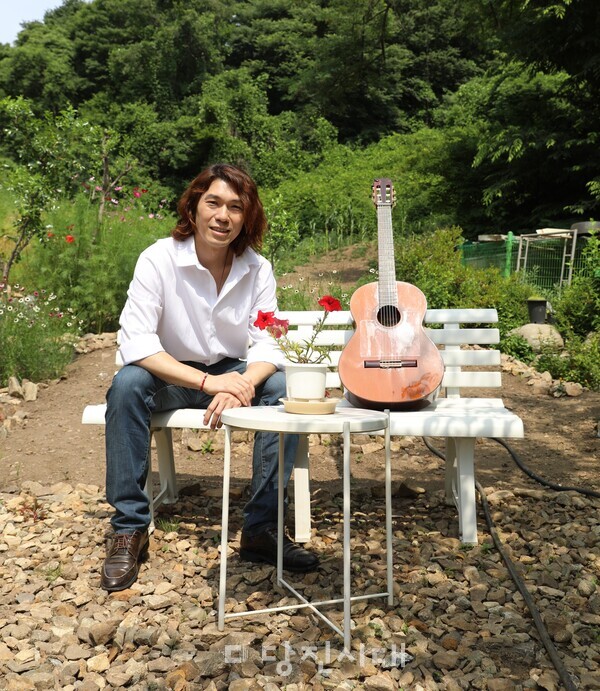 당진에서 새롭게 음악 활동을 계획하고 있는 박상도 씨